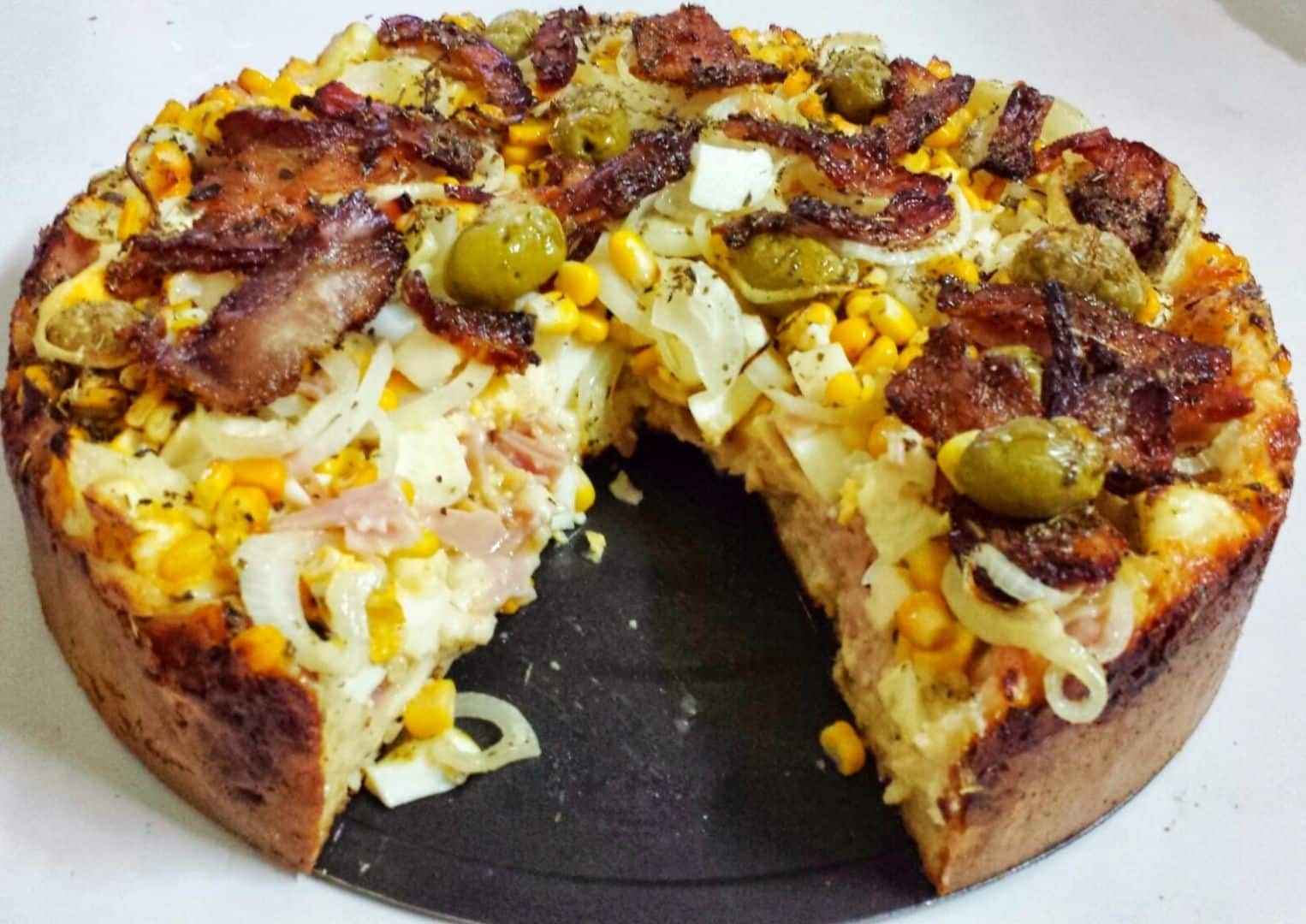 Torta portuguesa de liquidificador perfeita para o lanche da sua família