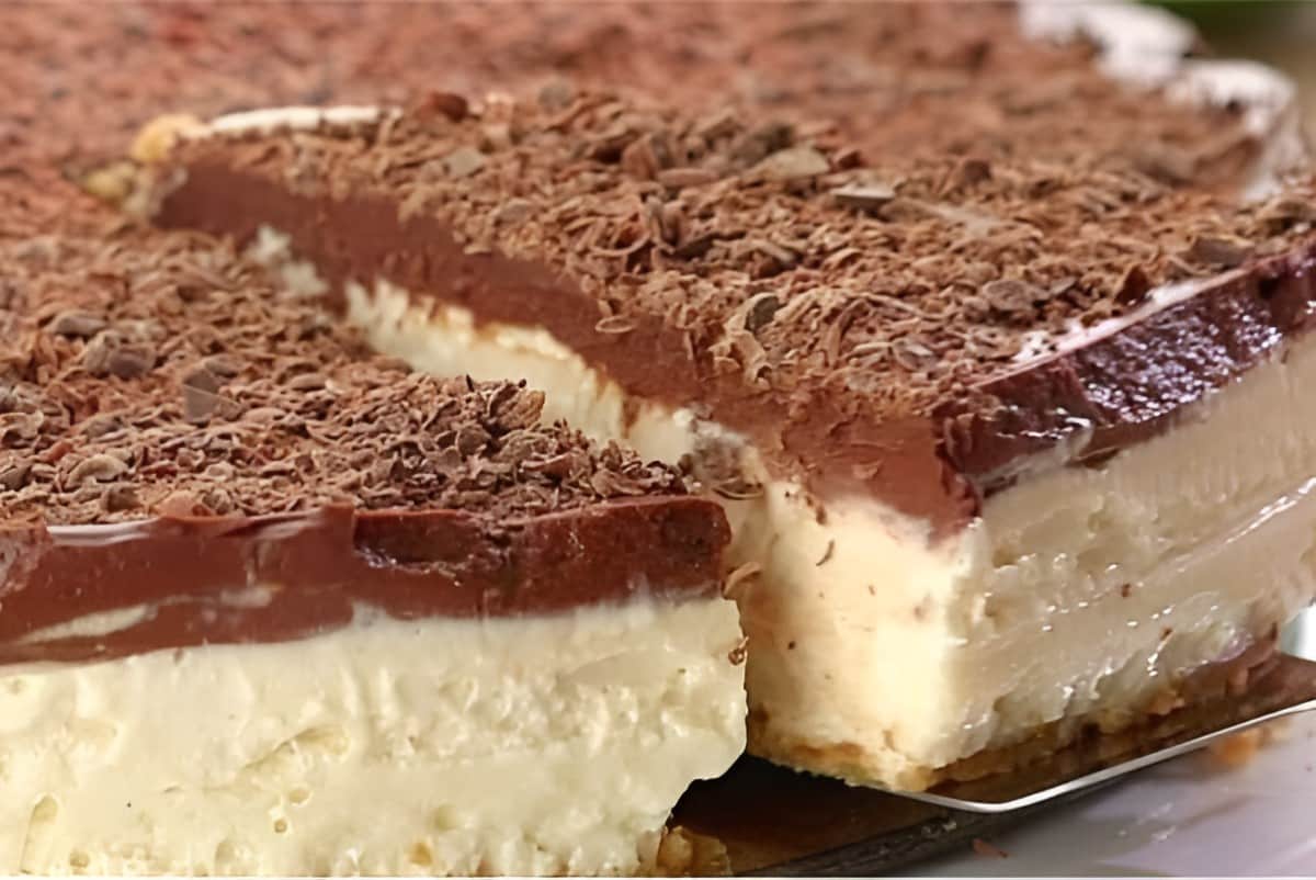 Torta de limão com chocolate torta de vitrine de confeitaria muito fácil pra fazer em casa