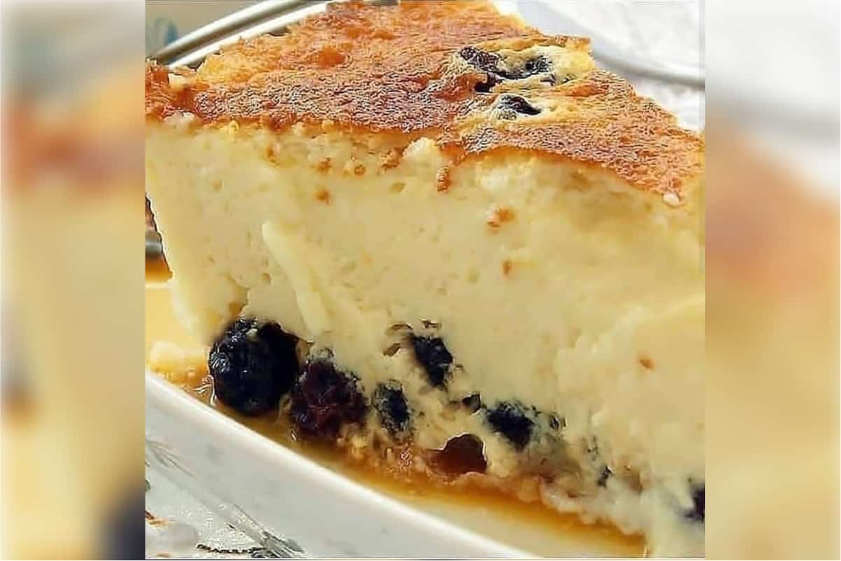 Torta de ricota molhadinha uma sobremesa leve deliciosa e muito fácil de fazer