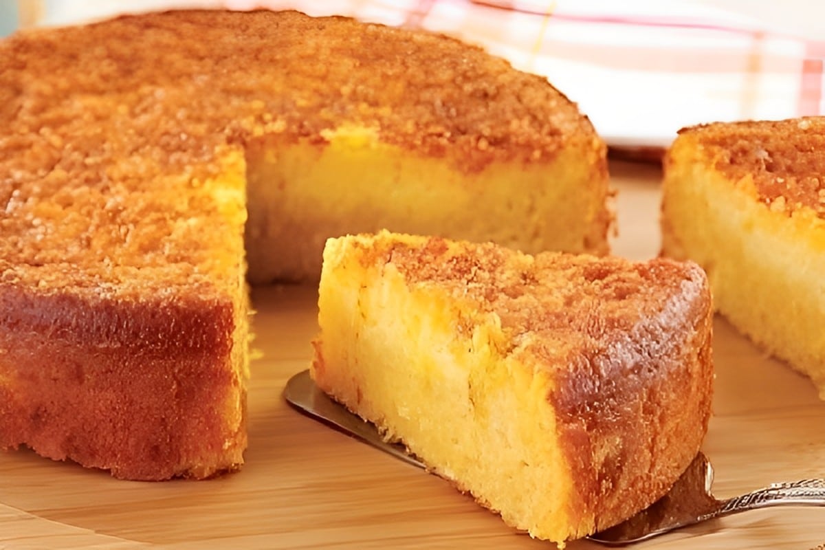 Essa receita é do tempo da vovó bolo de fubá cozido o melhor bolo de fubá de todos