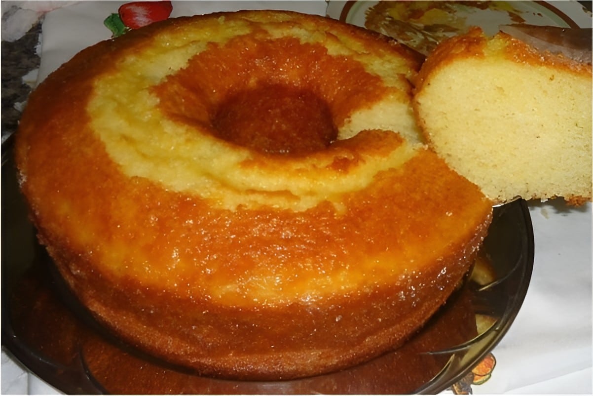 Bolo de fubá tradicional da vovó bem fofinho macio e todo mundo adora