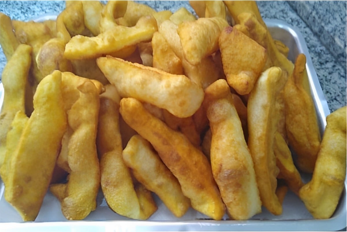 Massinha frita da vovó receita que minha avó fazia pra mim e meus primos