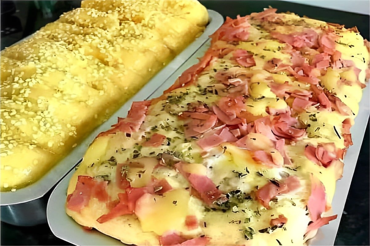 Pão caseiro recheado um lanche perfeito para qualquer dia da semana