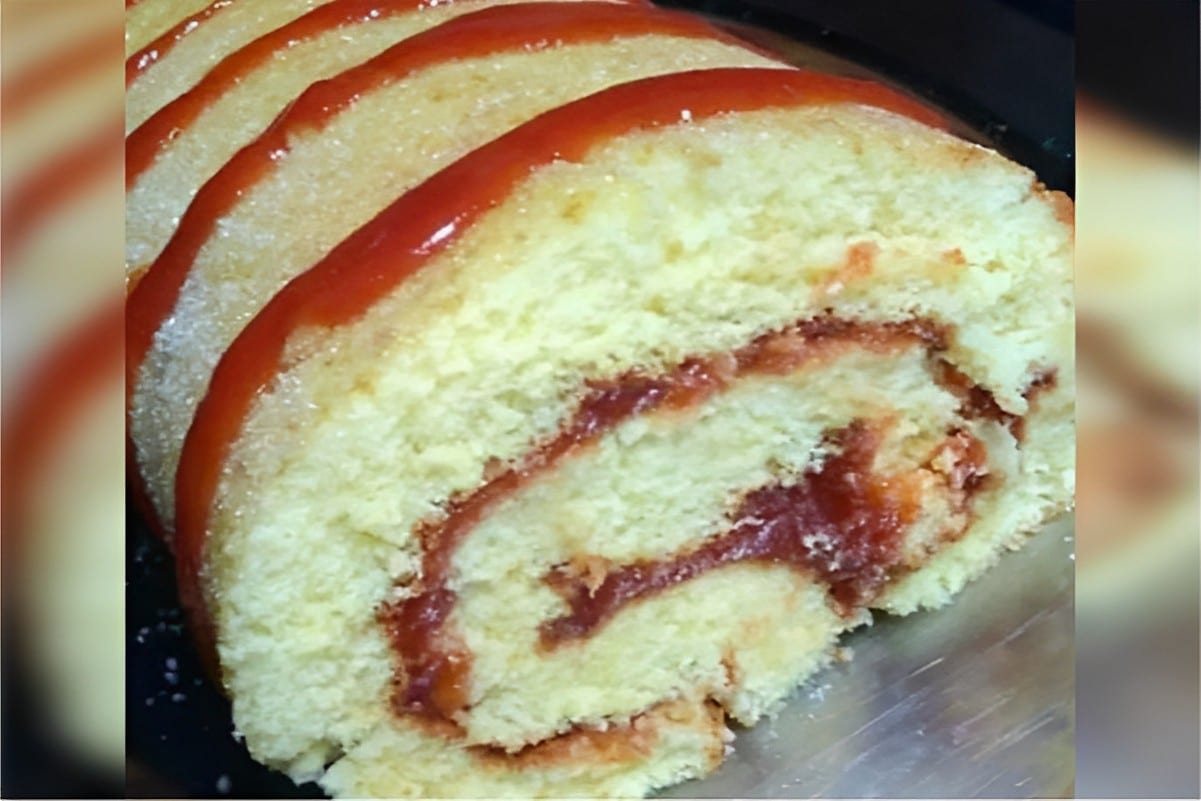 Rocambole doce recheado com goiabada receita que aprendi com dono da padaria