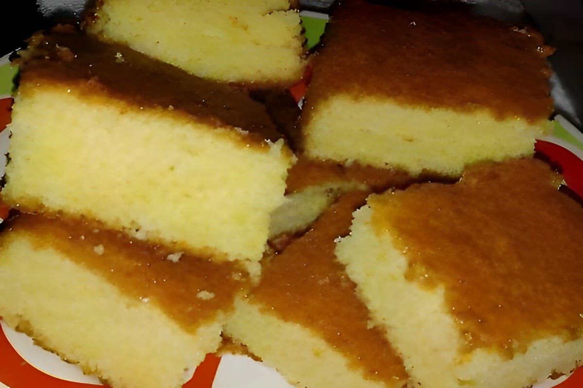 Bolo de fubá mineiro da fazenda um bolo perfeito para o café da manhã