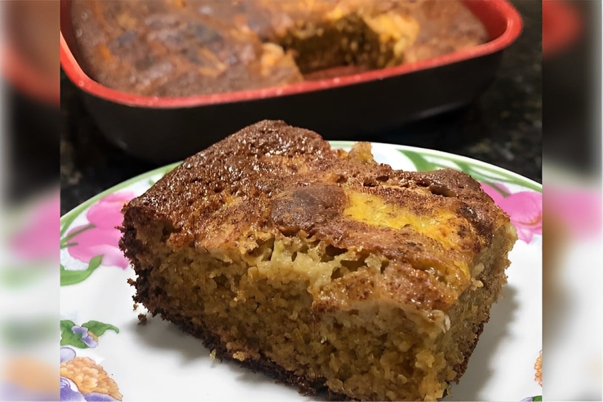 Bolo de banana com aveia delicioso saudável e toda a família vai adorar