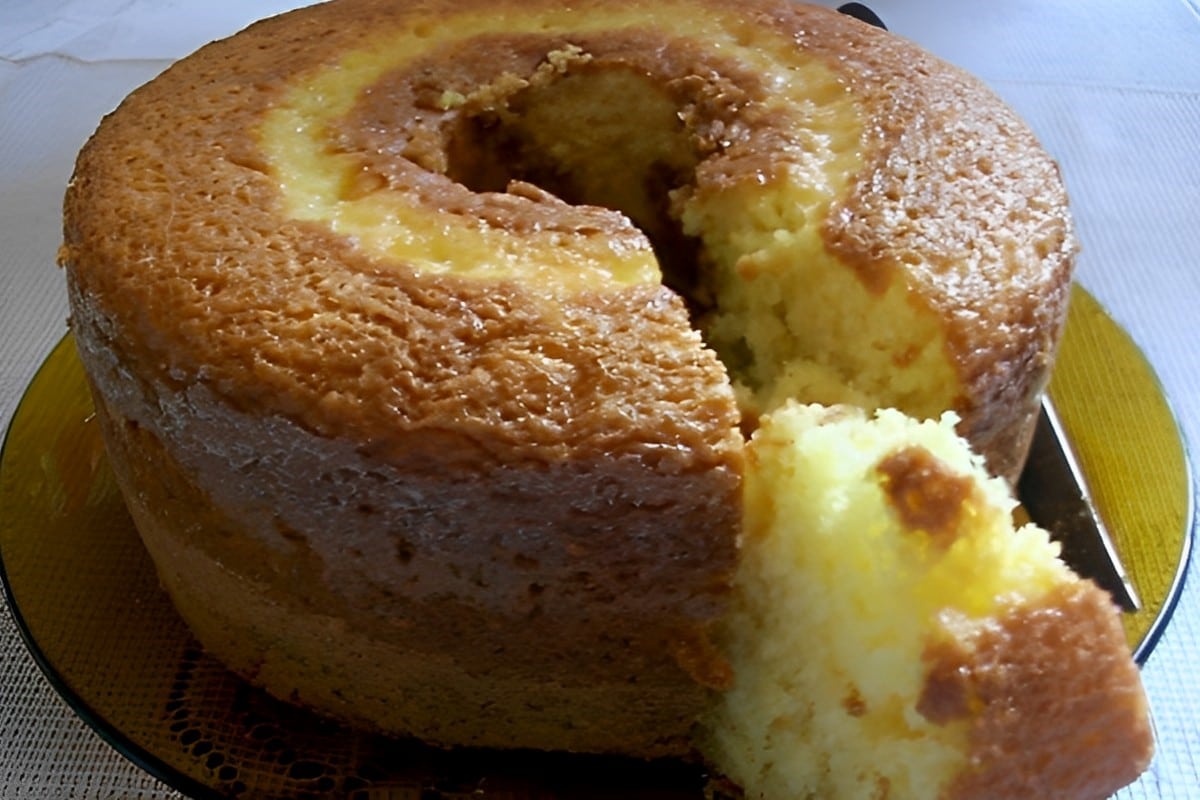 Bolo de fubá com laranja da fazenda desmancha na boca perfeito para acompanhar seu café