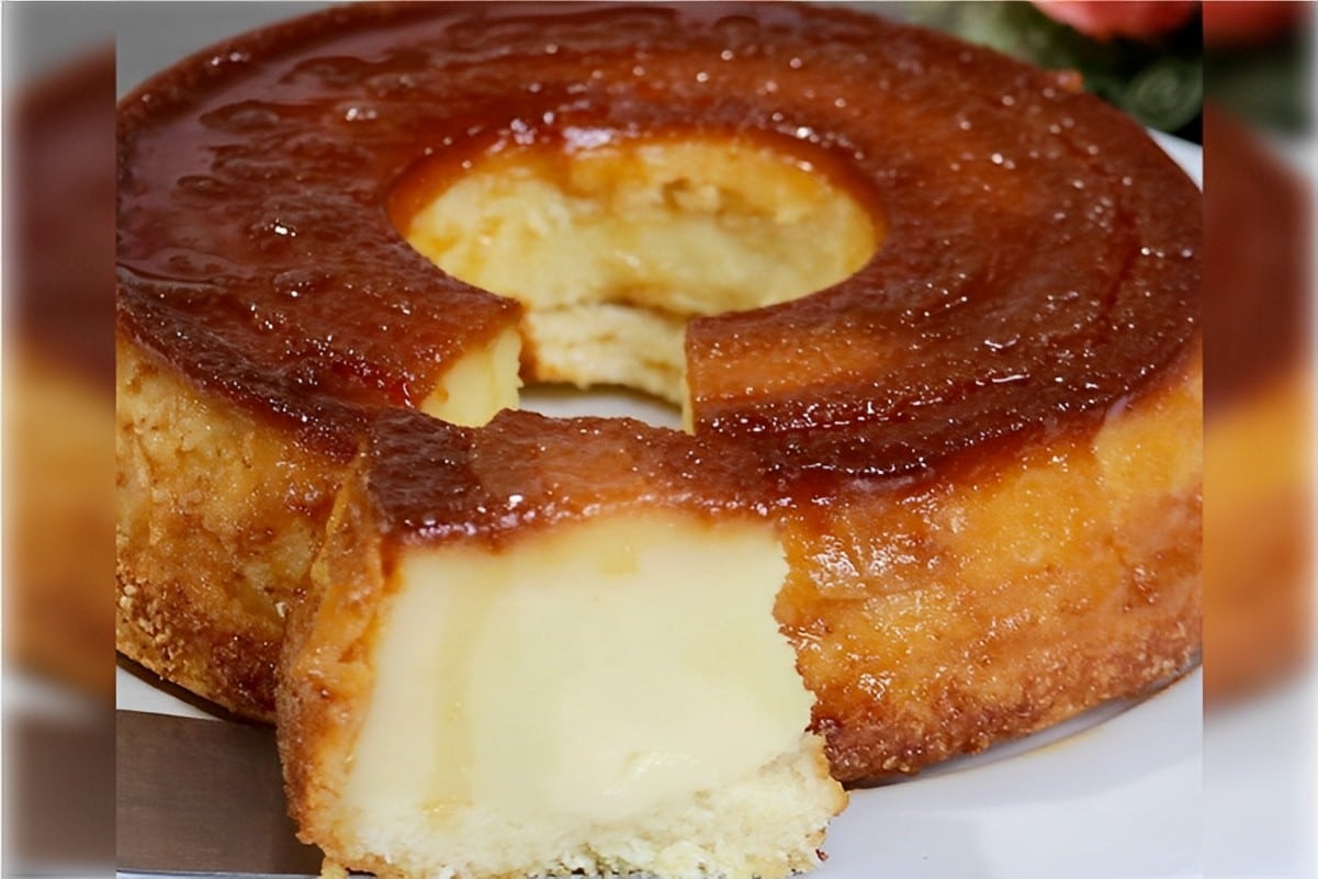 Bolo queijadinha fácil e delicioso receita muito simples é só misturar os ingredientes e assar