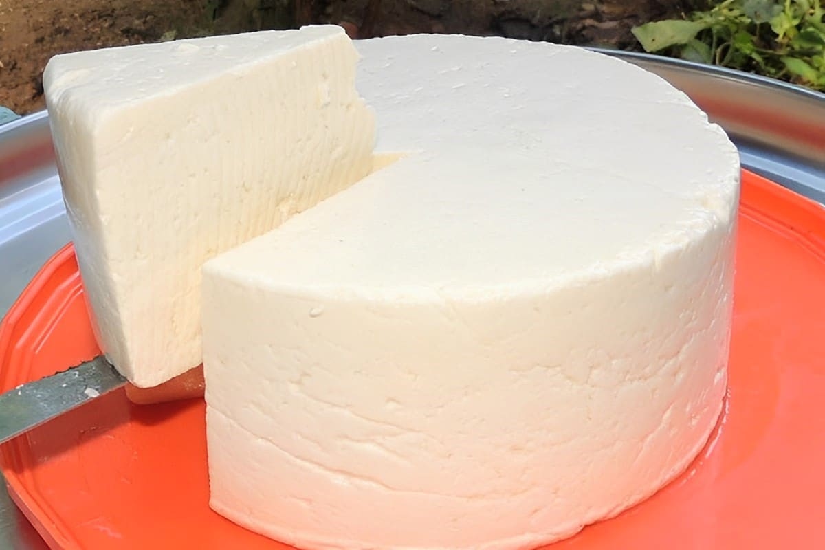 Queijo da roça um queijo caseiro delicioso igual aos vendidos nos supermercados