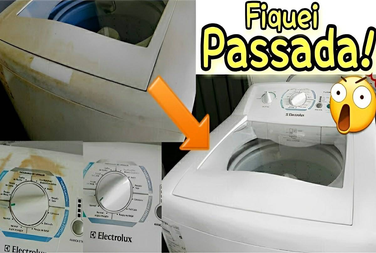 Limpeza completa de máquina de lavar por dentro e por fora a máquina fica impecável