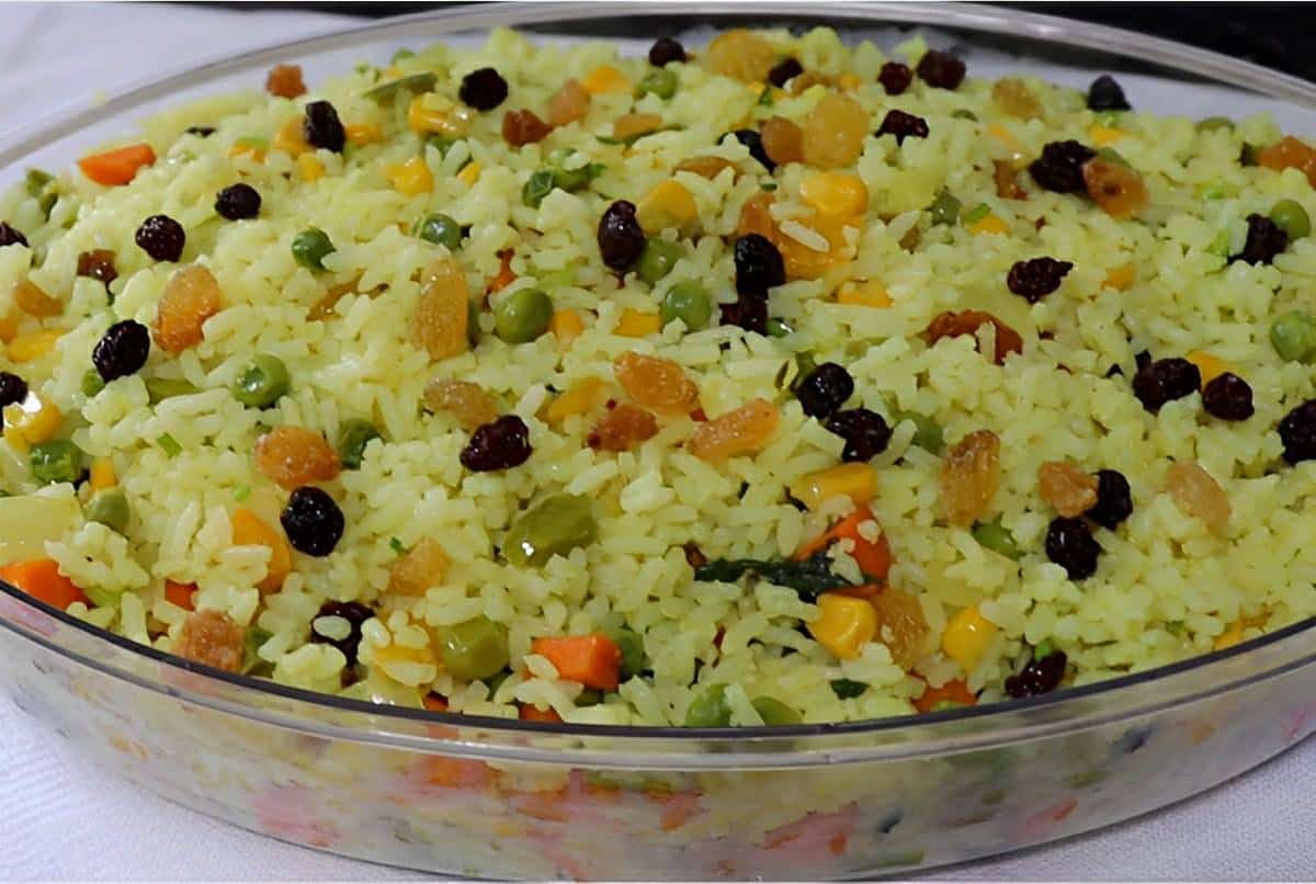 Vai ter uva passa sim: Arroz com uva passa de natal uma delícia que não pode faltar