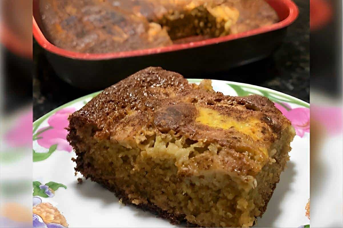 Bolo de banana com aveia um bolo leve e muito saboroso aqui em casa faço toda semana