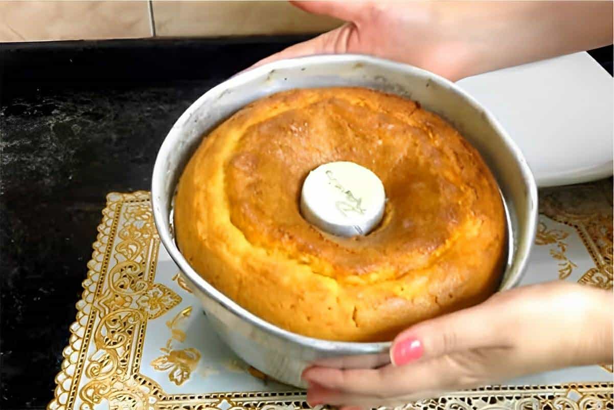 Bolo de fubá da fazenda derrete na boca uma delícia para acompanhar seu café
