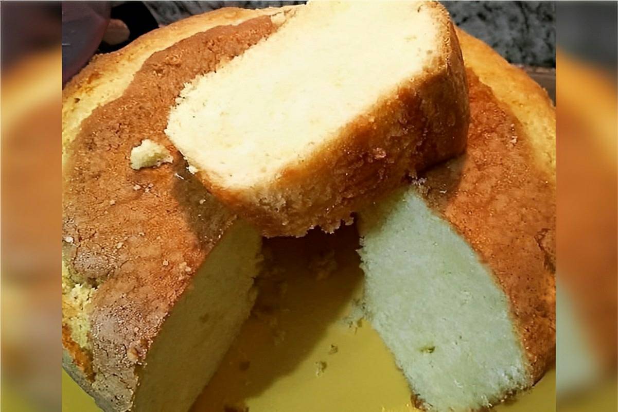 Bolo de manteiga delicioso perfeito para acompanhar seu café ou chá