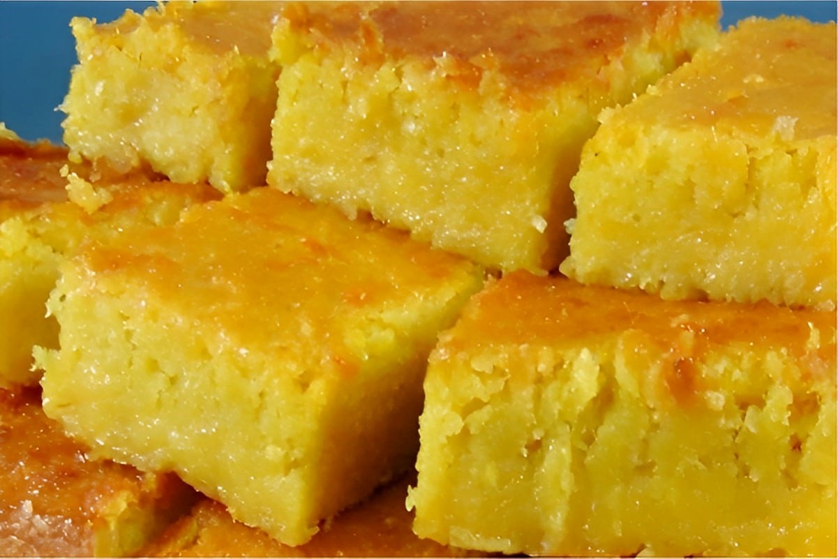 Bolo de milho caipira da fazenda bem molhadinho para fazer na sua casa