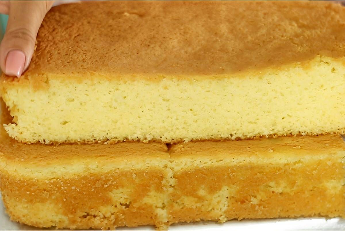 Pão de ló alto para cortar rechear e fazer bolos de festa incríveis com essa massa