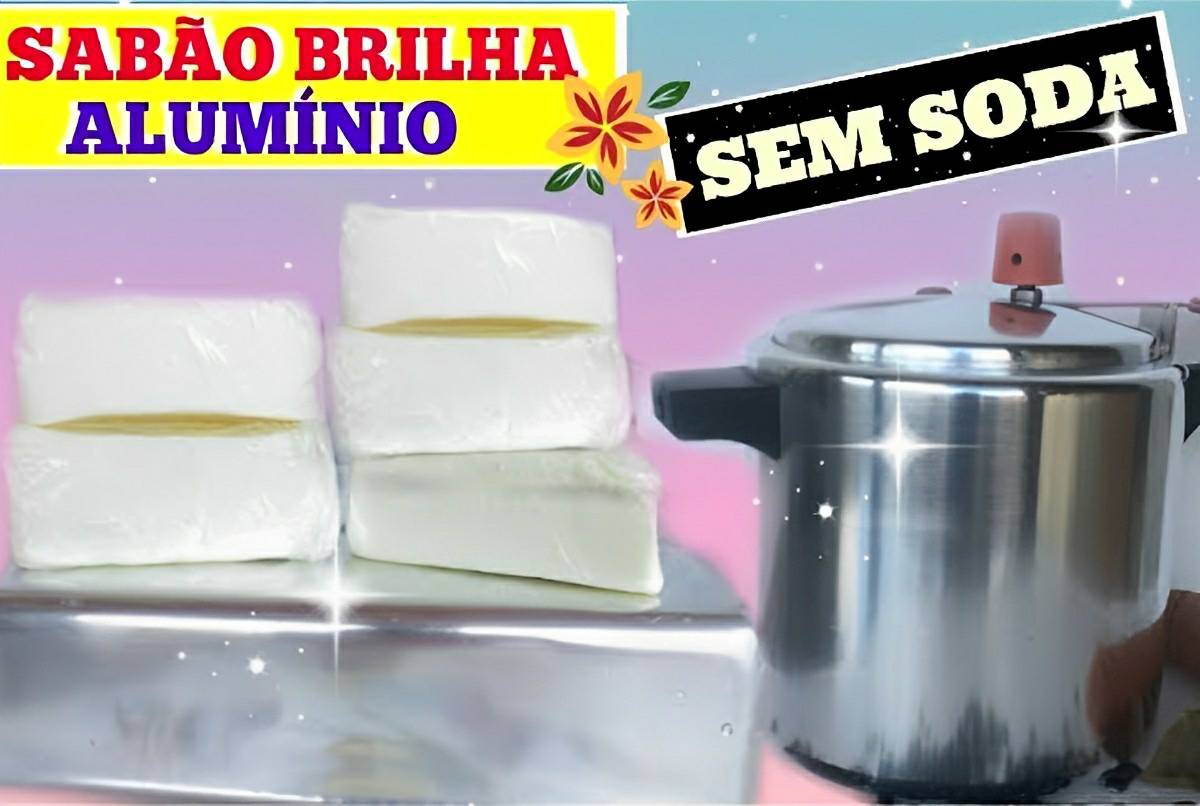 Sabão para dar brilho em alumínio e deixar suas panelas e formas brilhando como novas