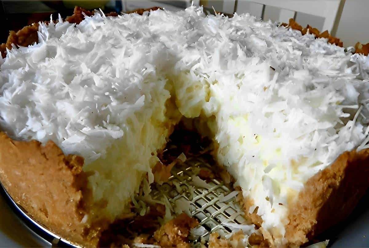 Torta de coco dos deuses uma sobremesa fácil e perfeita para o seu natal