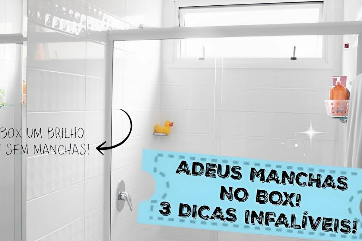 3 dicas infalíveis para limpar o box do seu banheiro e tirar todas as manchas