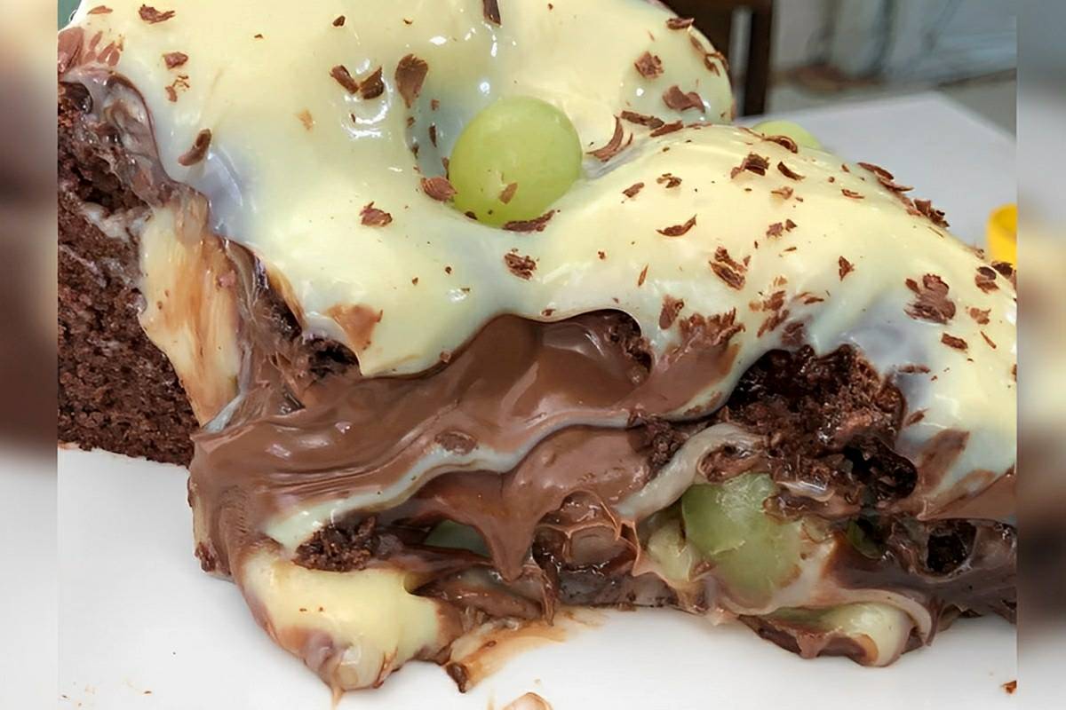 Bolo bombom de uva a sobremesa que não pode faltar na sua ceia de ano novo