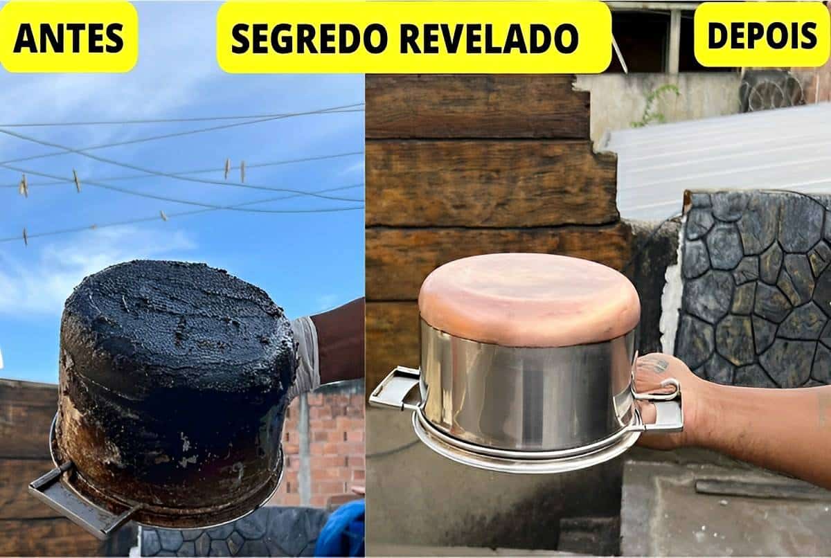Como limpar panela queimada e deixá-la como nova sem fazer esforço com essa misturinha