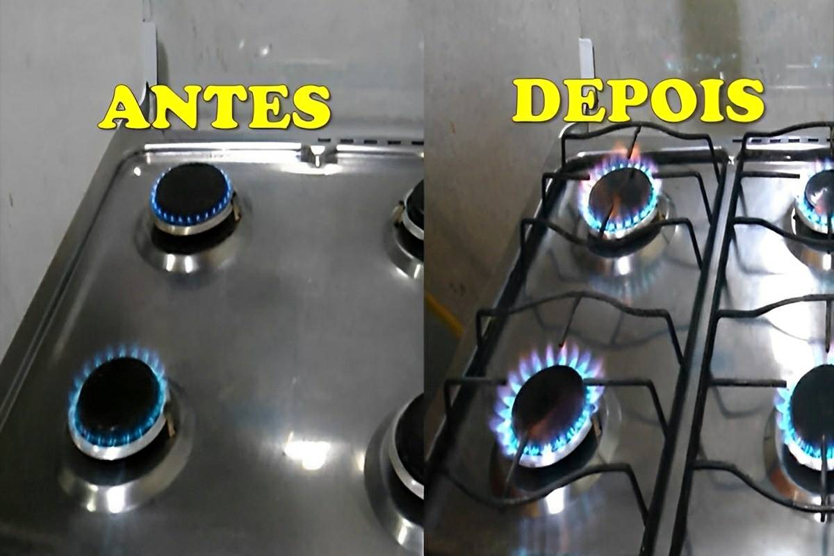 Segredinho para desentupir as bocas do fogão utilizando um ingrediente você tem em casa