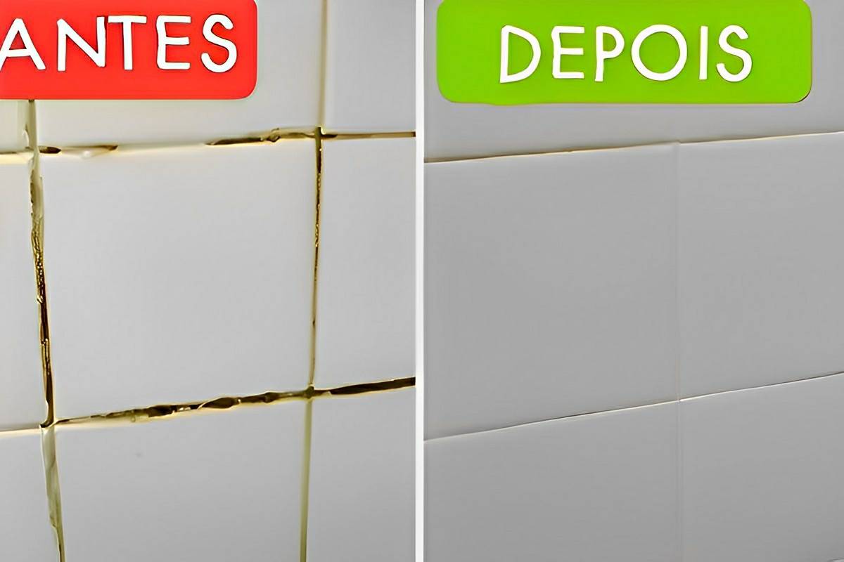 Misturinha caseira para limpar sem esforço rejuntes azulejos e pisos do banheiro e cozinha