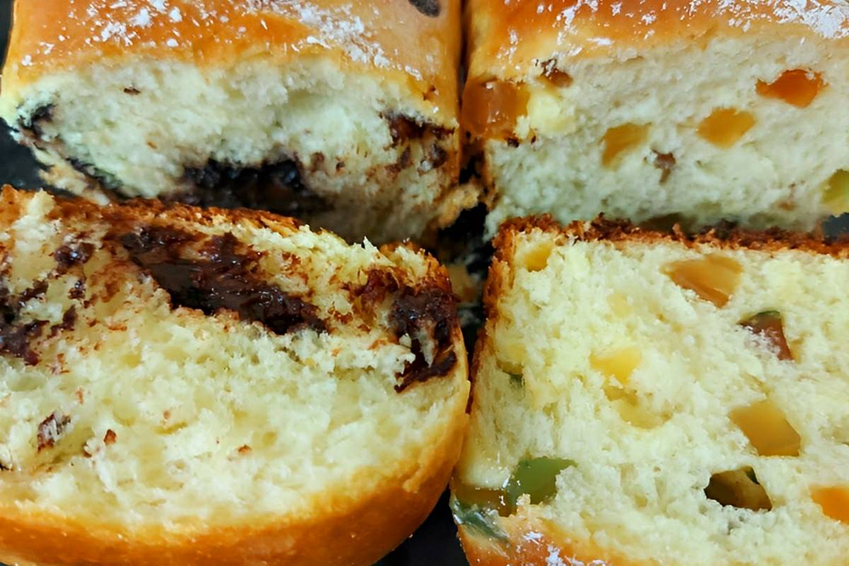 Panetone de liquidificador que não precisa sovar pode fazer com frutas ou chocolate uma delícia