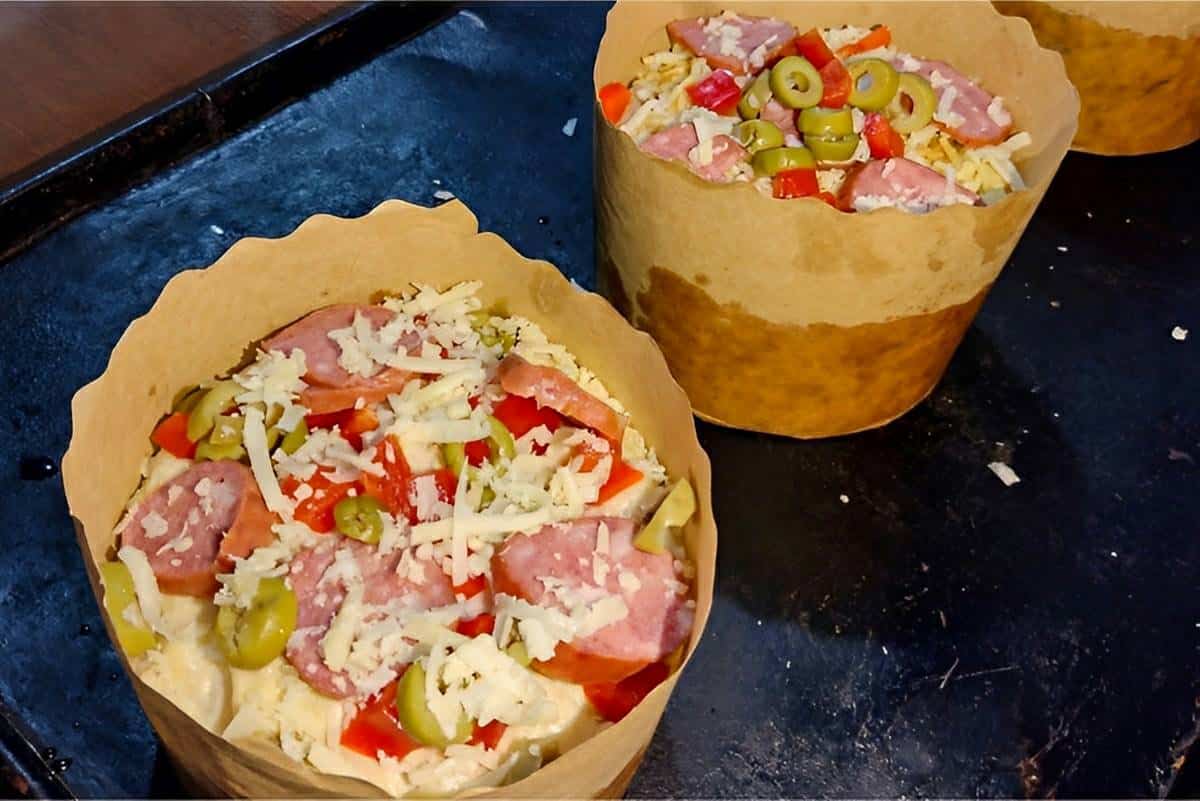 Panetone salgado delicioso campeão de vendas todos os anos para fazer em casa