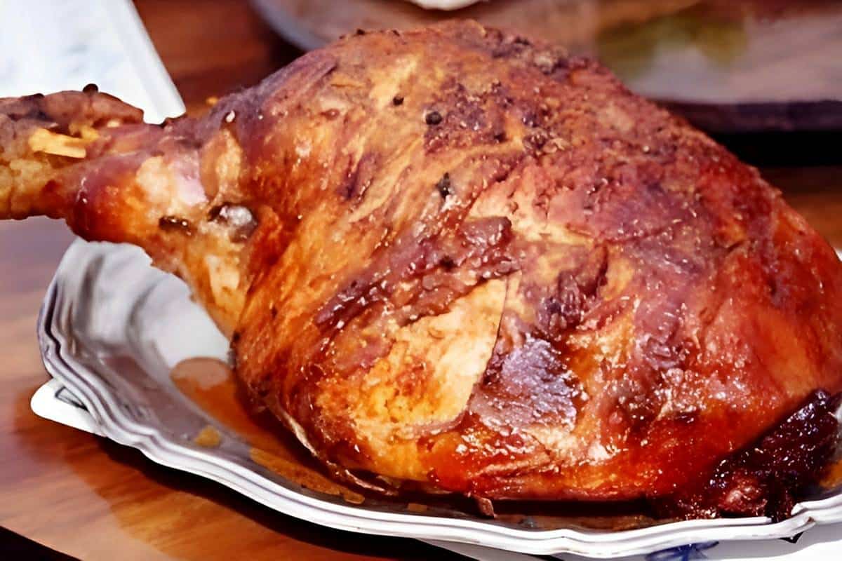A famosa receita de pernil assado do chef André deliciosa e suculenta sua família vai amar