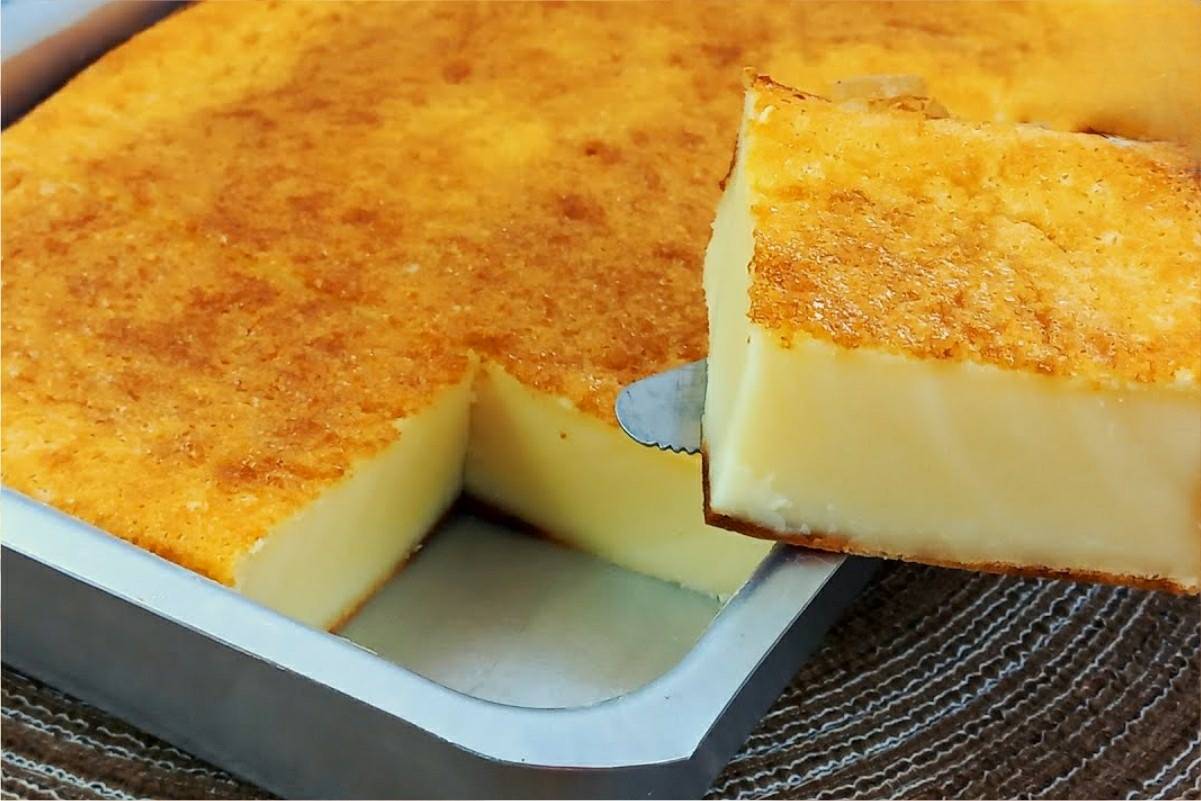 Bolo de leite ou bolo nordestino um bolo bem cremoso muito simples de fazer