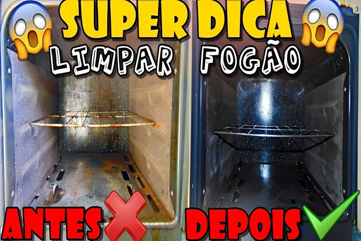 Misturinha caseira com 2 ingredientes para deixar o seu forno brilhando