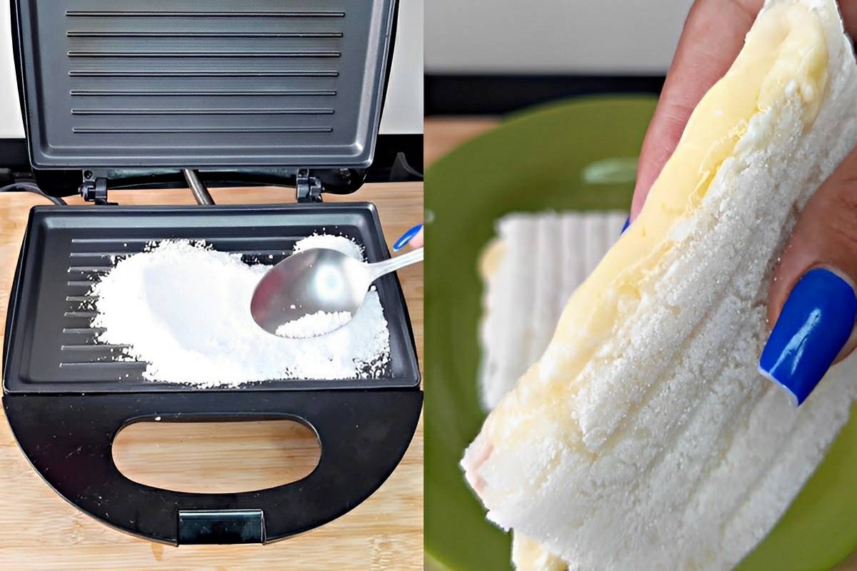 Lanche de tapioca na sanduicheira para começar o ano mais leve e saudável