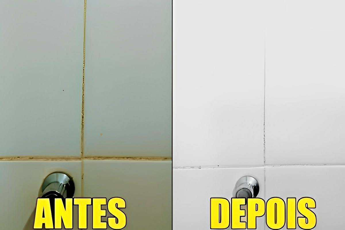 Misturinha caseira para limpar azulejos do banheiro ou da cozinha sem fazer esforço