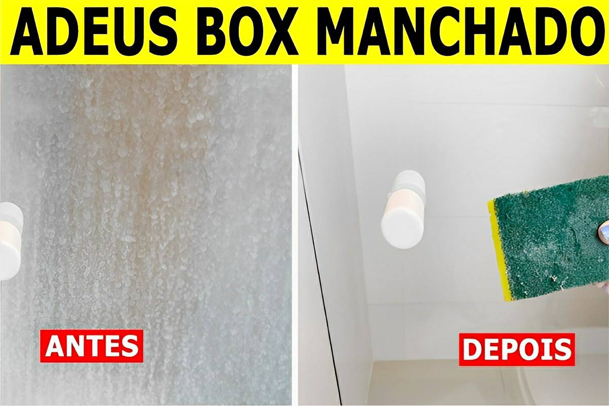Como tirar manchas do box do banheiro usando ingredientes que você tem em casa funciona mesmo