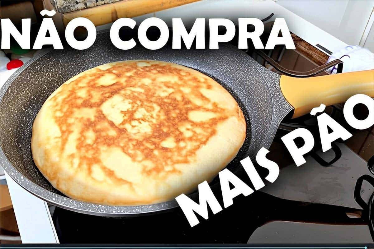 Pão na frigideira sem forno fica pronto em minutos e é uma delícia prática de se fazer