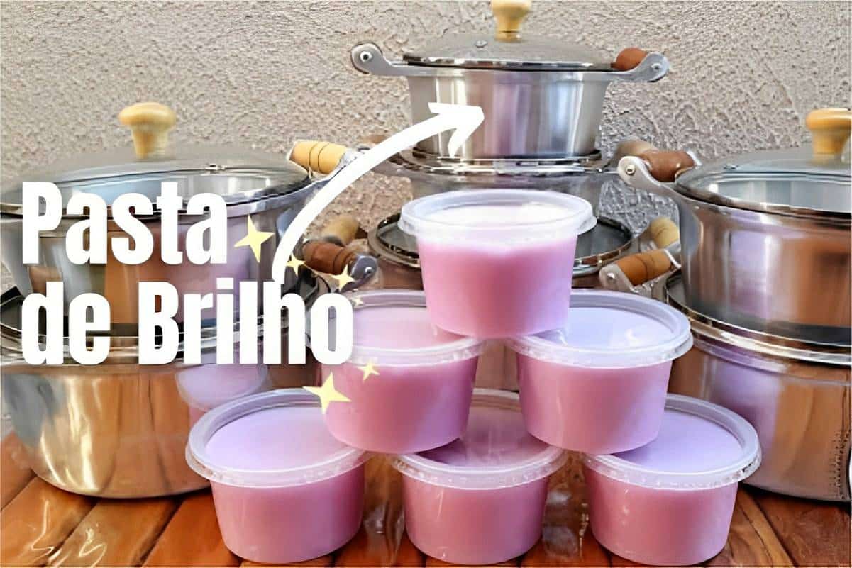 Pasta para dar brilho em alumínio feita com produtos que você tem no armário