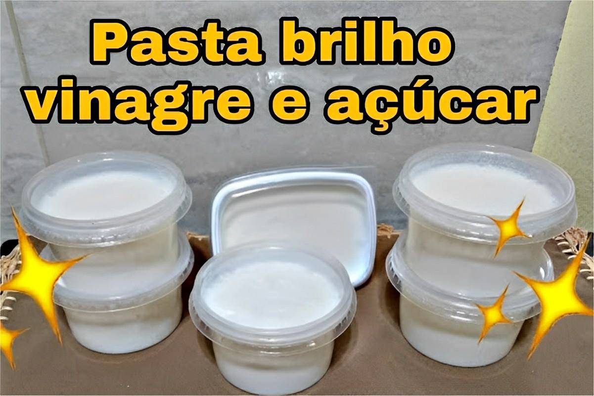 Pasta para dar brilho em panelas e formas de alumínio muito eficiente e fácil de preparar