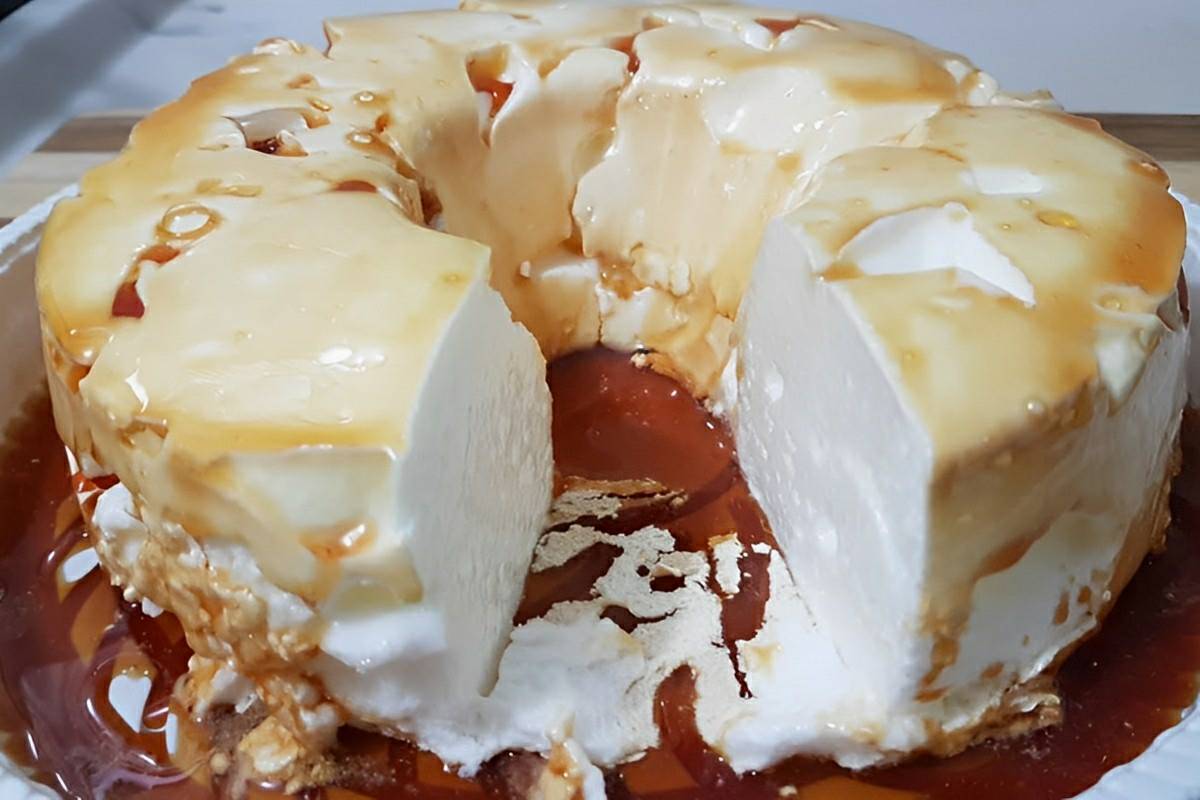 Misture esses 2 ingredientes e prepare a sobremesa nuvem doce simples e prática