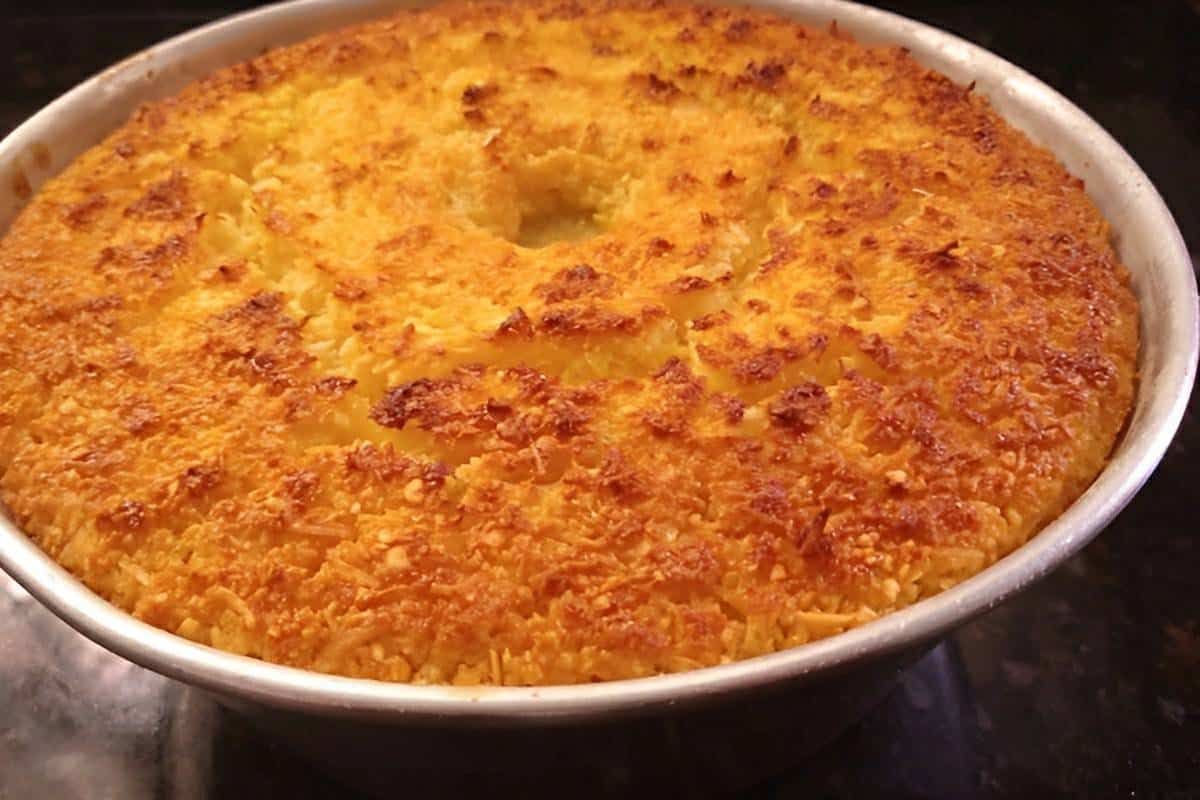 Bolo de mandioca de liquidificador igual minha avó fazia na fazenda uma delícia