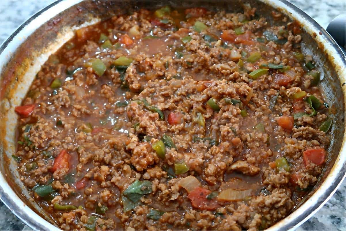 Carne moída fácil bem refogada perfeita pra comer com massas ou até mesmo com pão