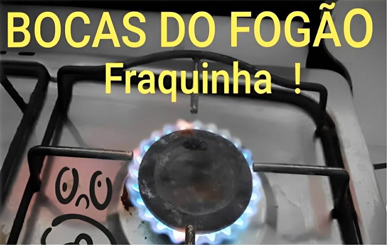 Como desentupir as bocas do fogão com um ingrediente que você tem na geladeira