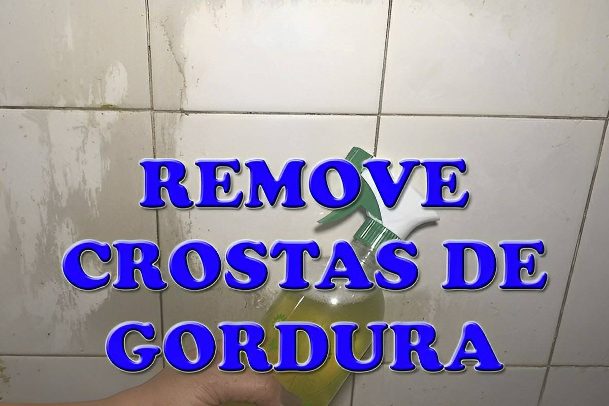 Desengordurante caseiro que remove crostas de gordura feito com apenas 3 ingredientes