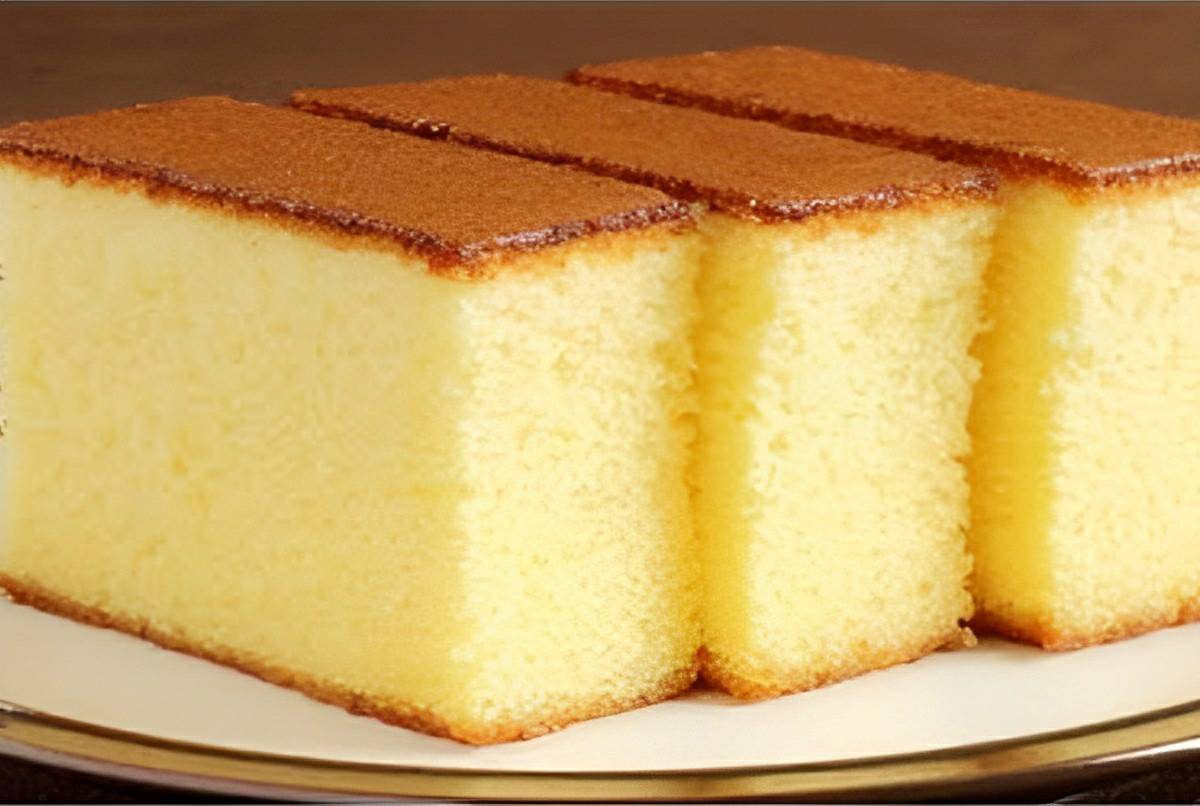 Pão de ló com apenas 3 ingredientes perfeito para bolos recheados e decorados