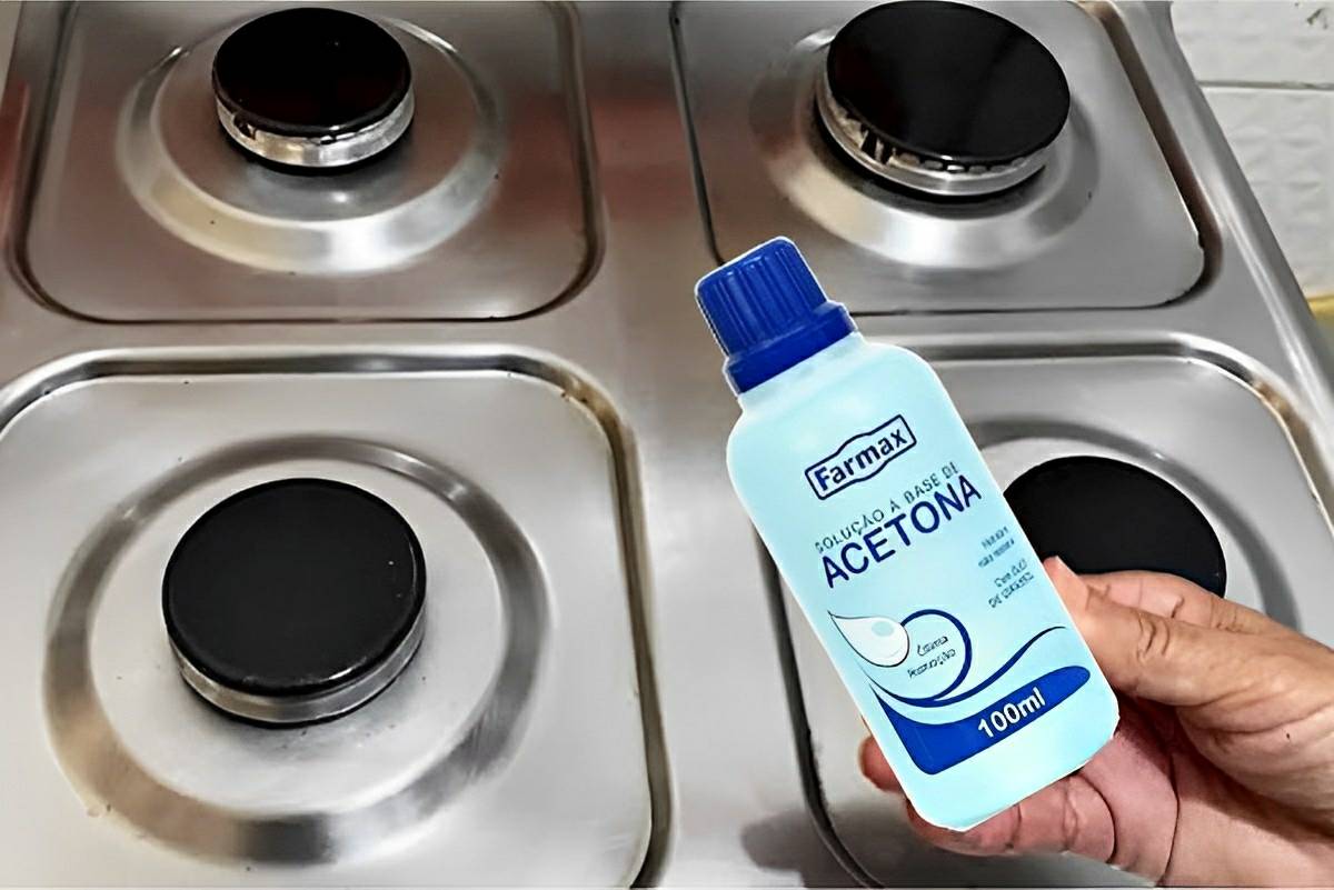 Qualquer fogão velho fica novo com esse produto simples encontrado em muitos lares