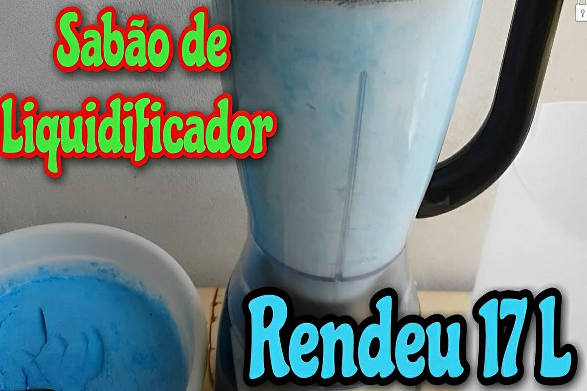 Sabão de liquidificador rende muito e é perfeito para lavar roupas chão e banheiro