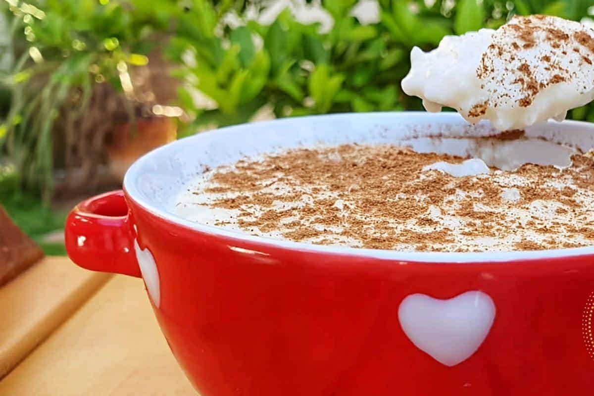 Arroz doce cremoso de restaurante rural mineiro uma sobremesa que vai agradar toda a família