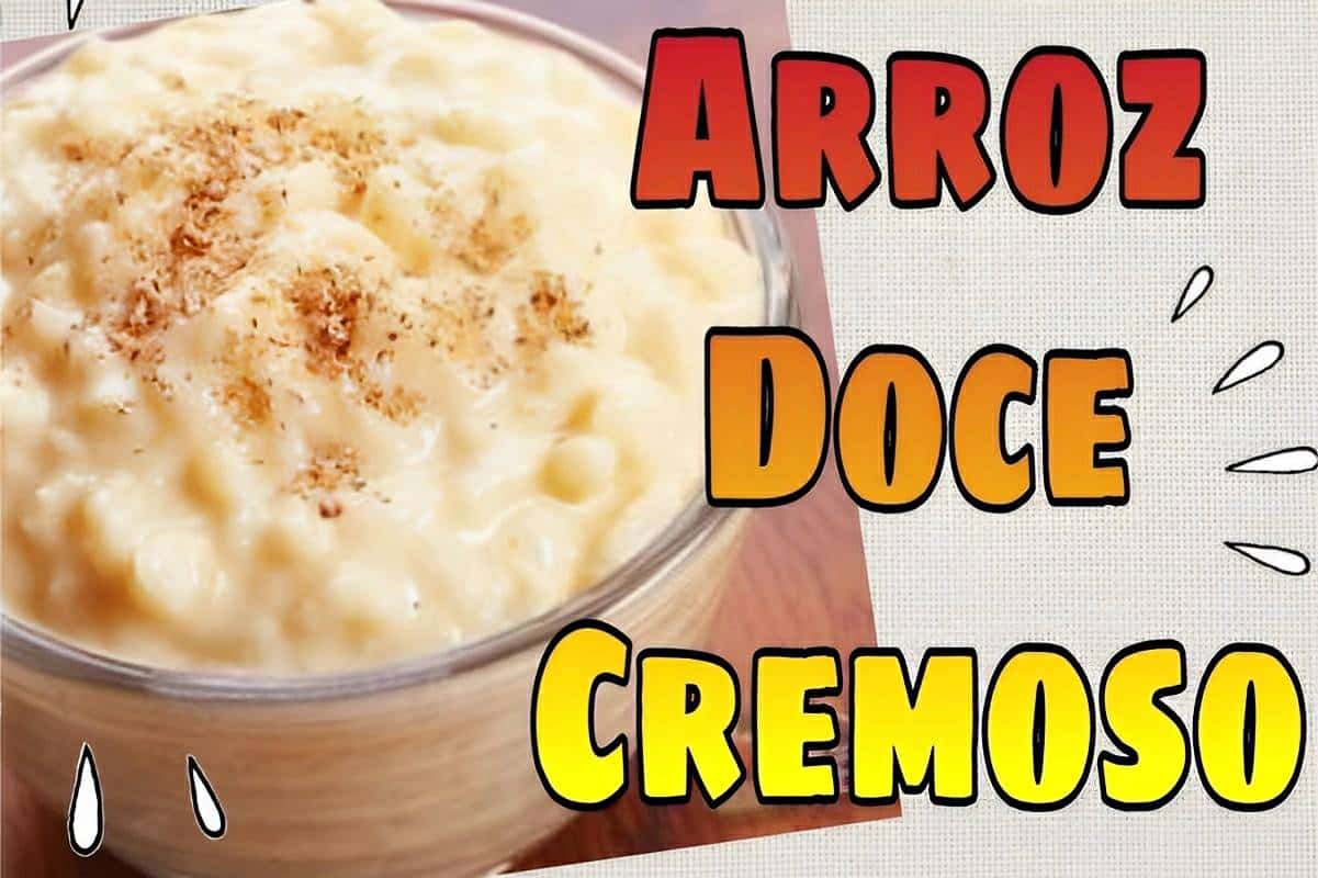 Arroz doce cremoso da fazenda uma sobremesa brasileira maravilhosa igual minha avó fazia