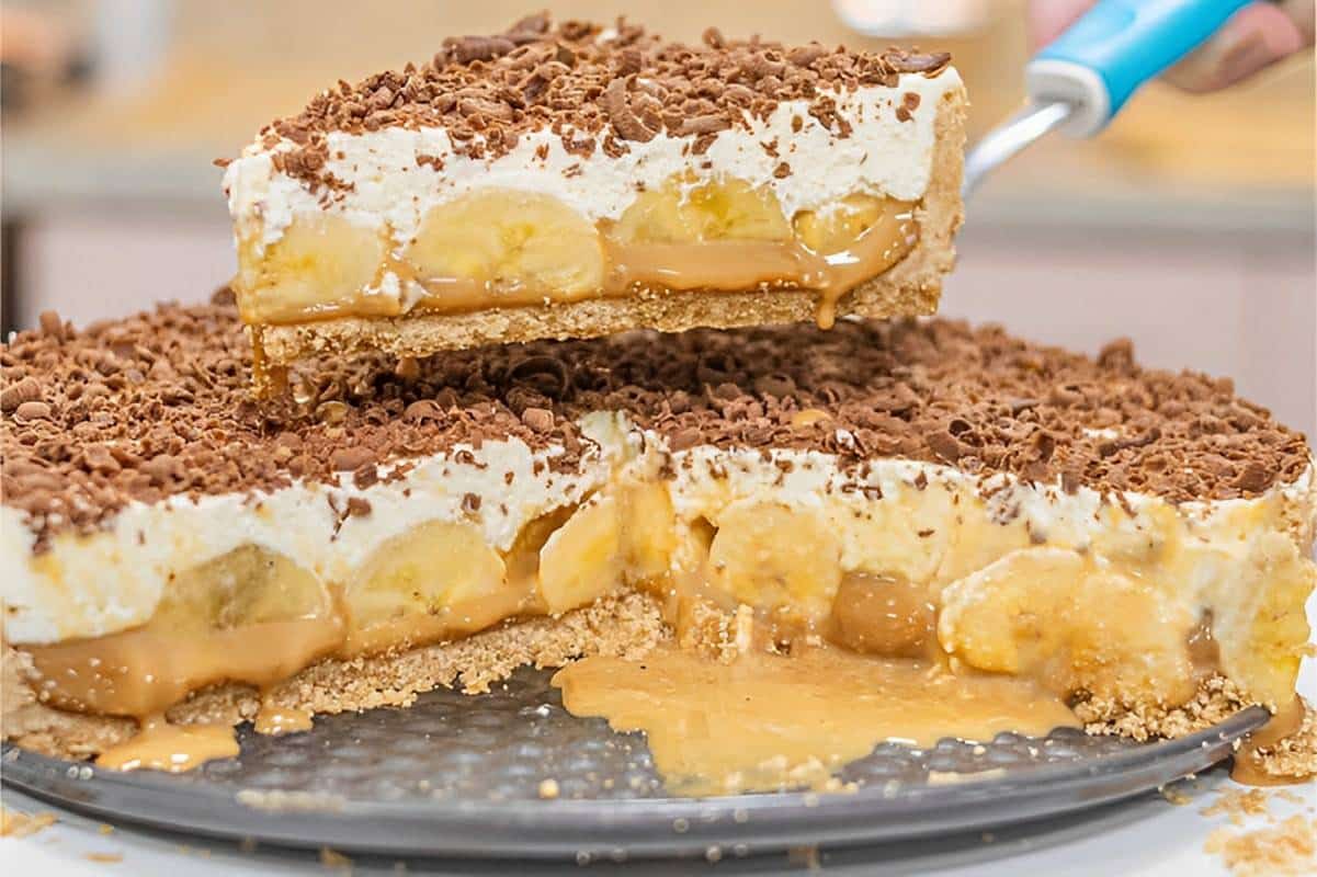 Torta banoffee original uma torta de banana muito fácil de fazer a sobremesa perfeita para páscoa