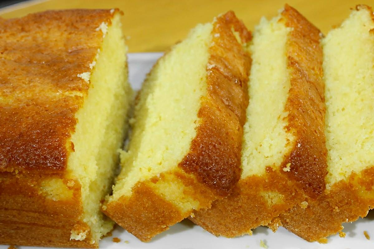 Bolo de laranja caseirinho tipo bolo pullman simples e delicioso para o café ou lanche